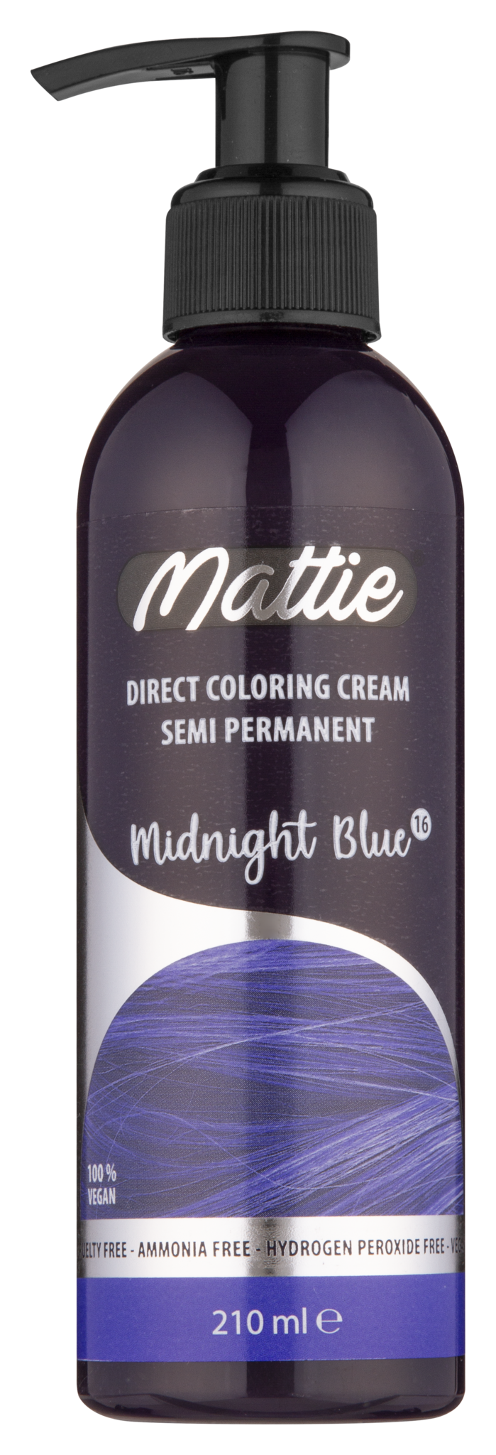 Mattie Direct Coloring Cream Semi-Permanent - Midnight Blue 210ml