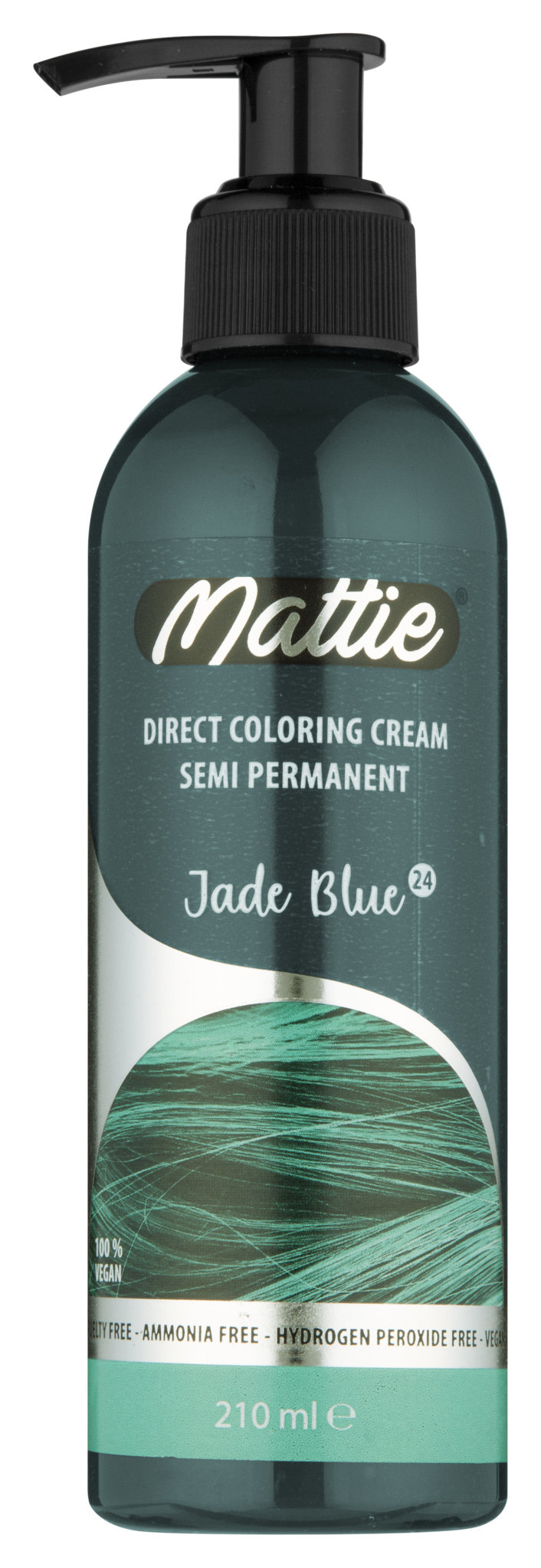 Mattie Direct Coloring Cream Semi-Permanent - Jade Blue 210ml