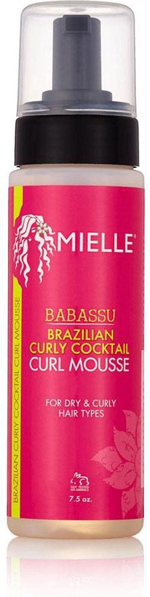 Mielle Organics Babassu - Brazilian Curly Cocktail Curl Mousse 225gr