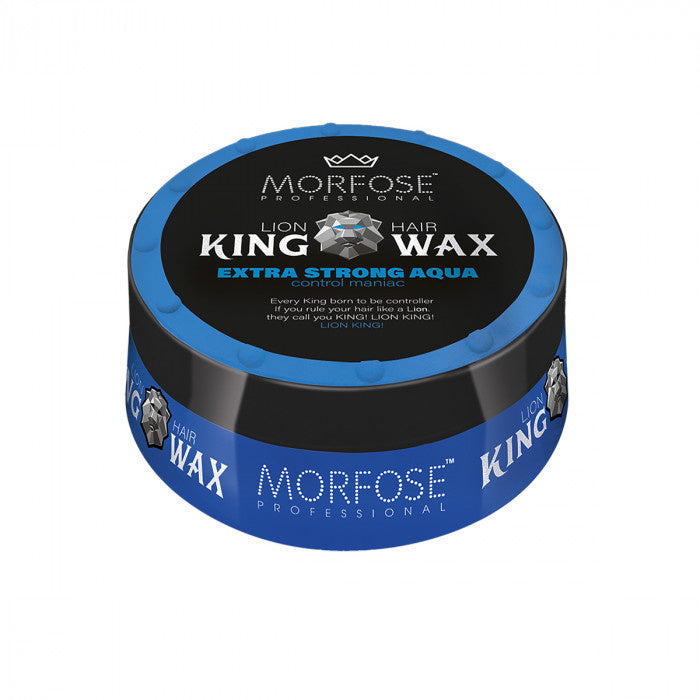 Morfose King Wax - Extra Strong Aqua Blauw 175 Ml