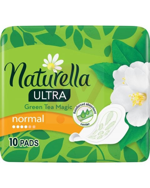 Naturella Green Tea Magic Ultra Maandverband - Normal 10 Stuks