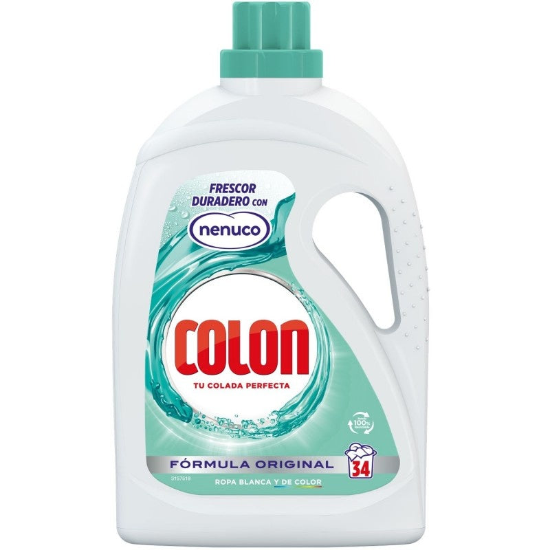Nenuco Colon Kleur & Wit - Vloeibare Wasmiddel 1,70 Liter