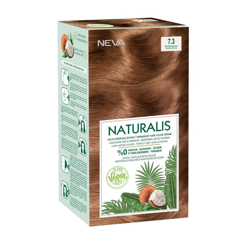 Neva Naturalis Vegan Haarverf - Caramel Blonde 7.3