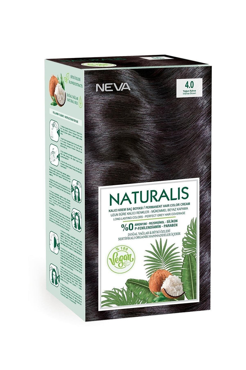 Neva Vegan Haarverf - Intense Bruin 4.0