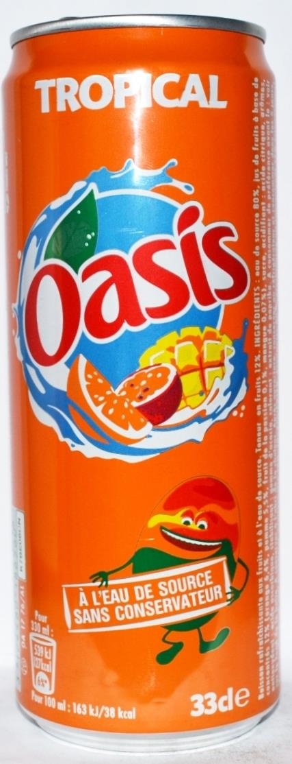 Oasis - Tropical Frisdrank 330ml
