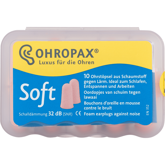 Ohroprax Soft Schuim - Oordopjes 10 Stuks