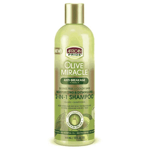 African Pride Olive Miracle Shamp 2 In 1 355ml