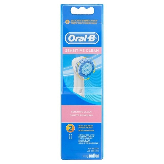 Oral B Opzetborstels Sensitive Clean 2 Stuks