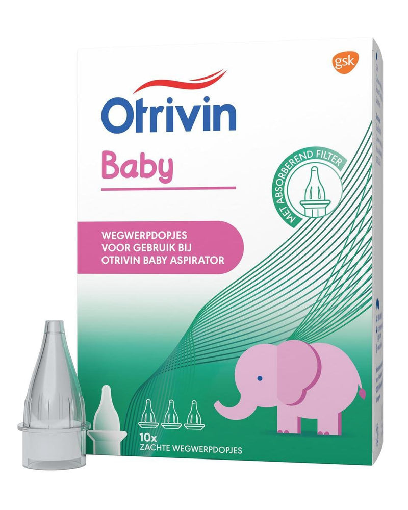 Otrivin Baby Aspirator - Wegwerp Neusdopjes 10 Stuks