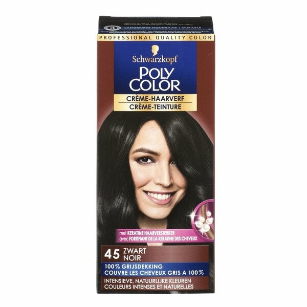 Poly Color Haarverf - 45 Zwart