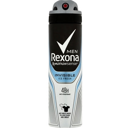 Rexona Men Deodorant - Invisible Ice Fresh 150 Ml