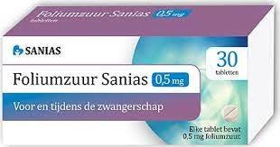 Sanias - Folimzuur 0,5mg 30 Tabletten