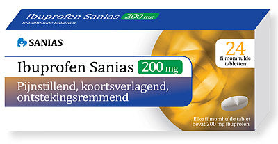 Sanias - Ibuprofen 200 Mg 24 Filmomhulde Tabletten