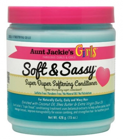 Aunt Jackie's Girls Fabulous Curls & Coils Soft And Sassy Super Duper Softening Conditioner 480 Gram