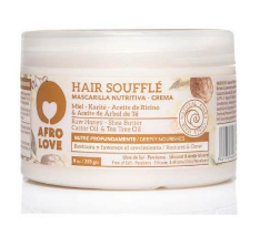 Afro Love Hair Souffle Raw Honey/Shea Butter/Castor Oil/Tea Tree Oil 450 Ml
