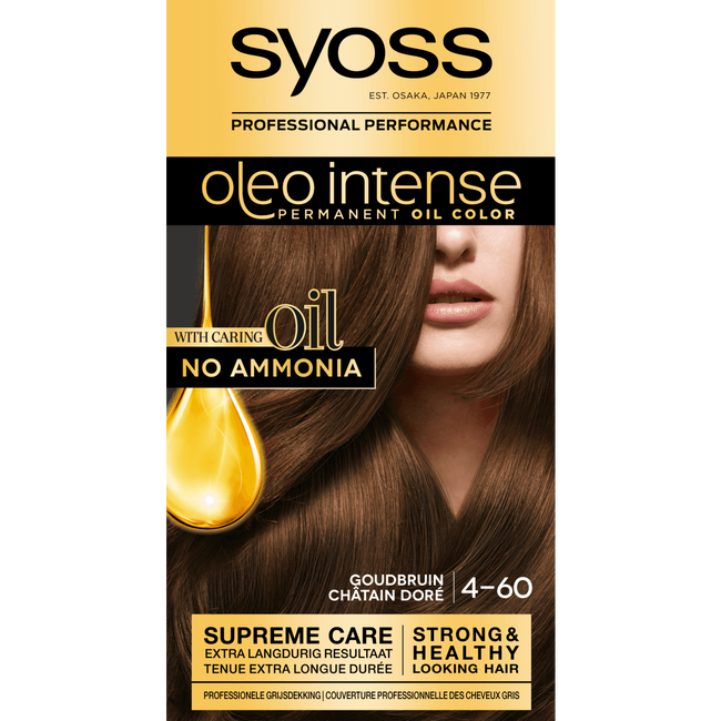 Syoss Oleo Intense Haarverf - Goudbruin 4-60 