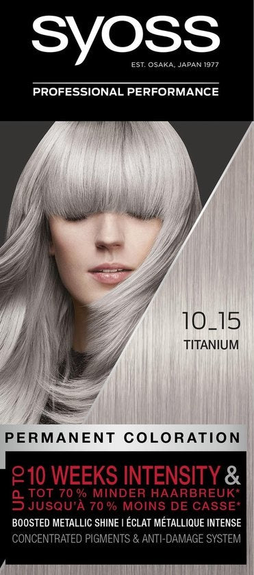 Syoss Haarverf - Titanium 10-15 