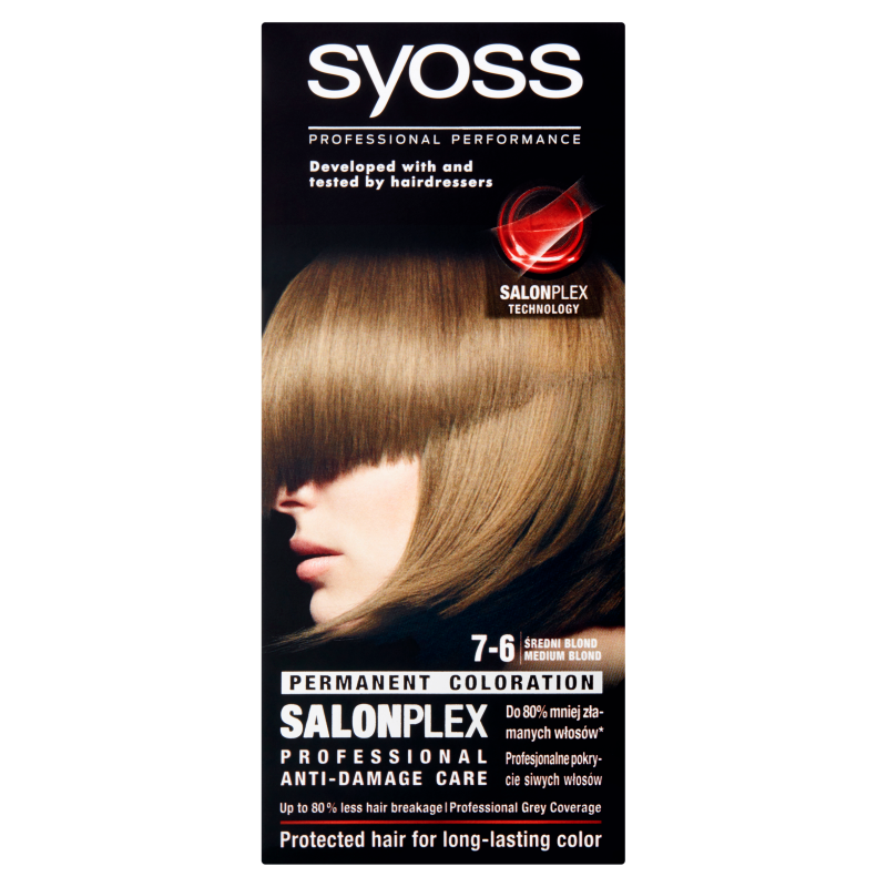 Syoss Hair Color Salonplex - 7-6 Middenblond