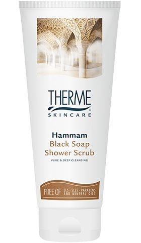 Therme Hammam Black Soap - Shower Scrub 200ml