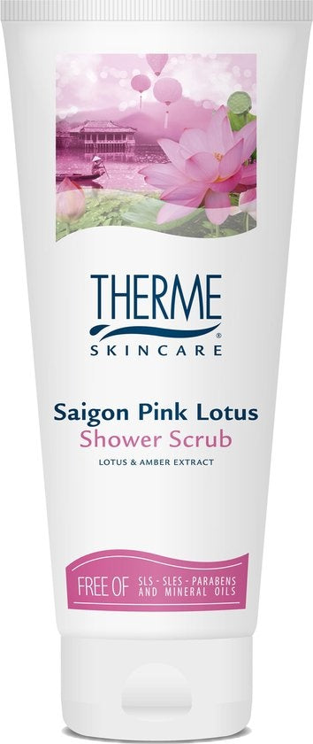 Therme Saigon Pink Lotus - Shower Scrub 200ml