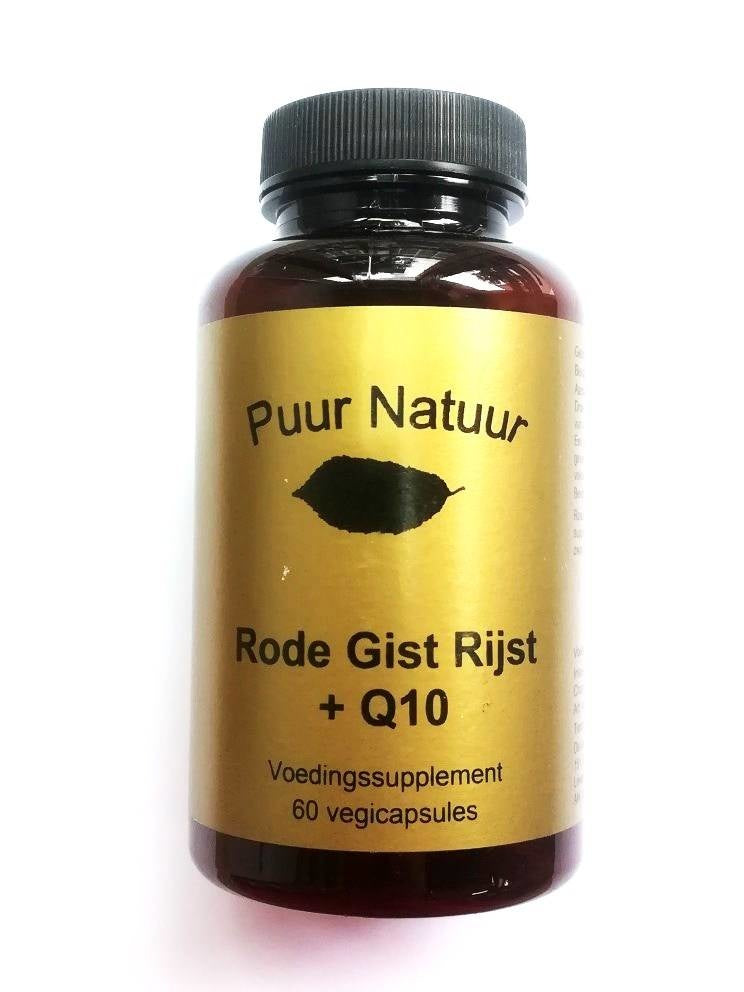 Puur Natuur Rode Gids Rijst + Q10 - 60 Tabletten