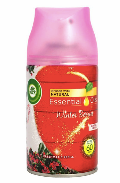 Airwick Freshmatic Navul Winter Berries Essencial Oils 250 Ml