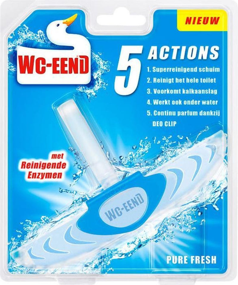 Wc Eend 5 Actions Pure Fresh - Toiletblok 38g
