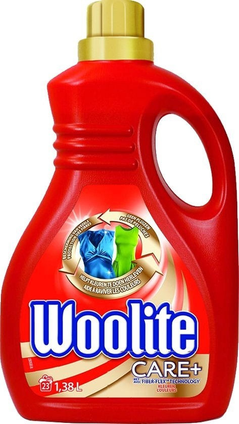 Woolite Care+ - Wasmiddel Kleuren 23 Scoop / 1,38l 