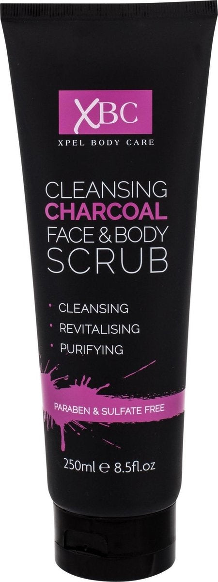 Xbc Cleansing Charcoal - Face & Body Scrub 250ml